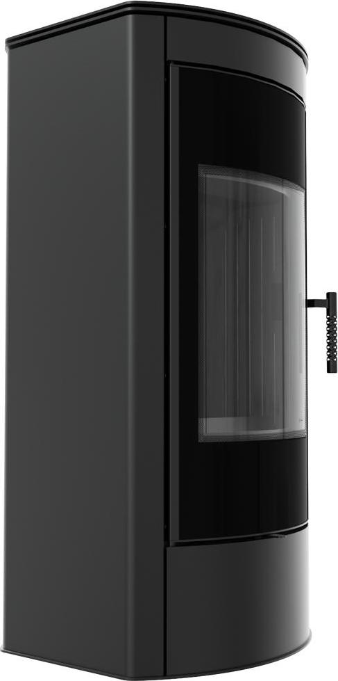 Kaminofen aus Stahl KRATKI TITAN Panorama Ø 150 11 kW