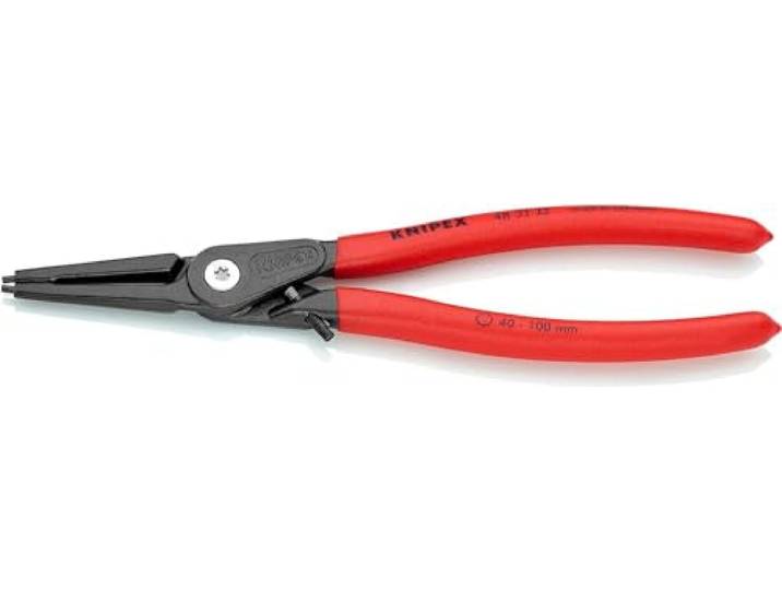 KNIPEX Pince de précision pour circlips pour circlips intérieurs\, 48 31 J3 D'alésage avec protection contre la distorsion gaines