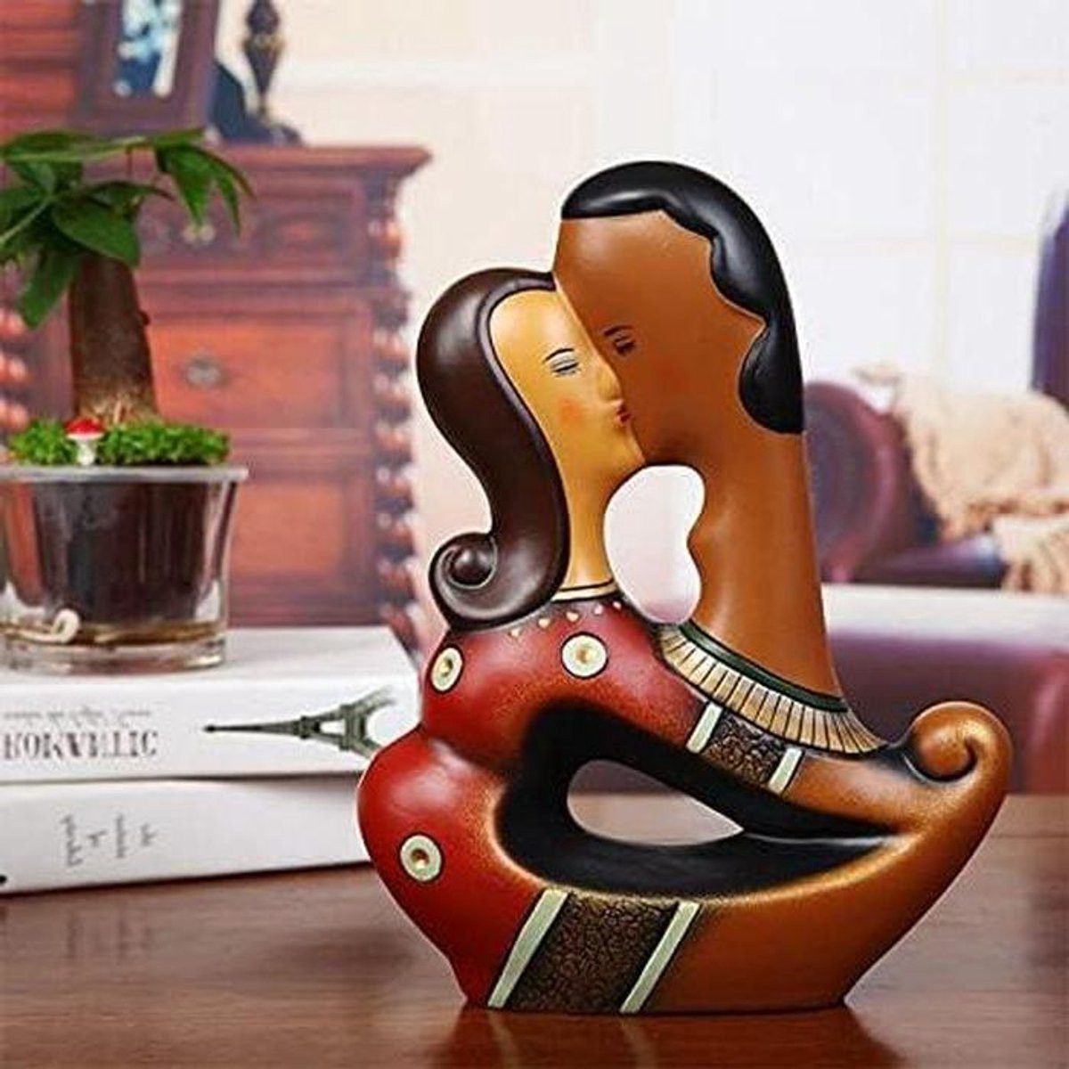 Abstract Keramiek Beeld Karakter Sculptuur Moderne Kunst Woondecoratie Maat B - A