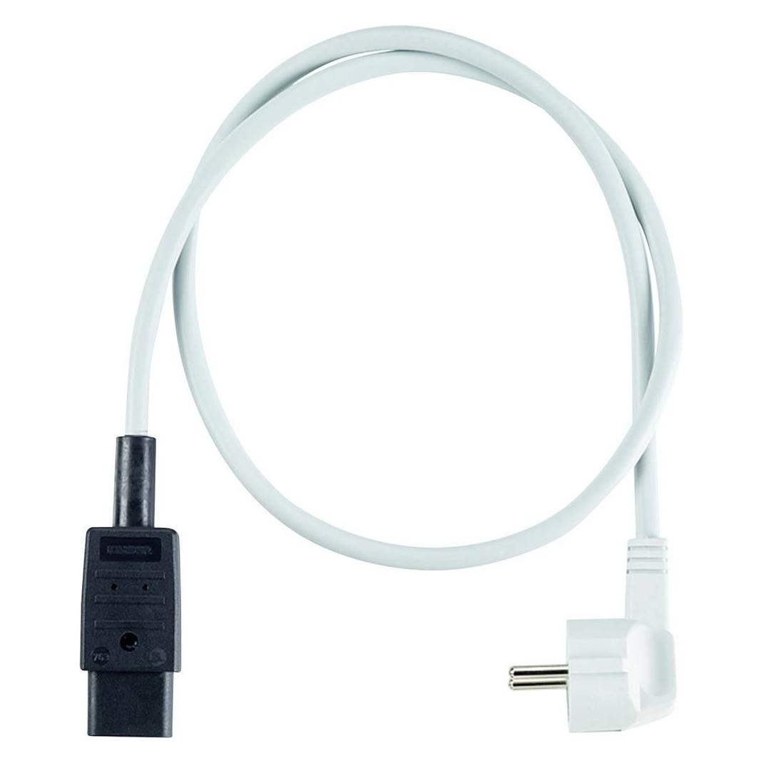 Bachmann extension H05VV-F3G1.5 grey CEE 7/7 earthing contact plug C19 0.5m (0.50 m, CEE 7/7) (356.937)