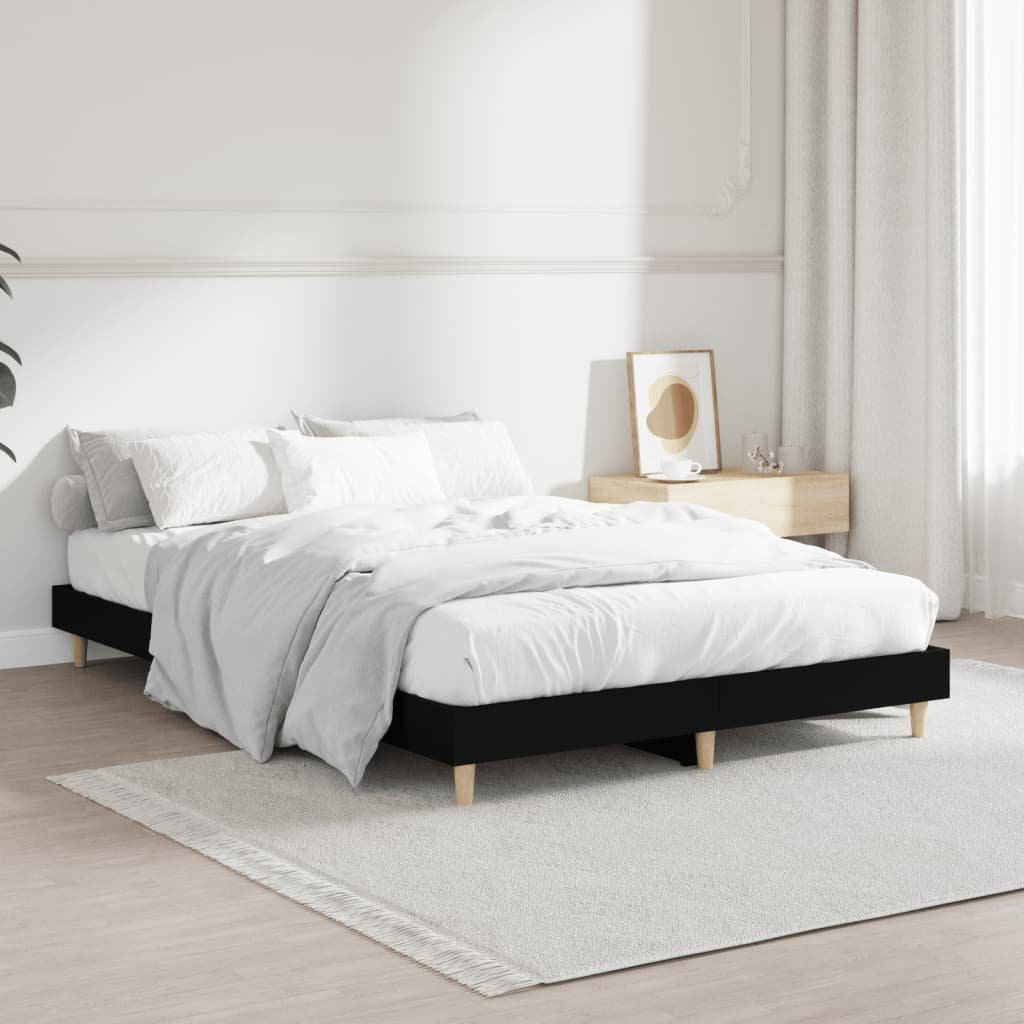 Isabelline Brotherhood Bed Black 120 x 190cm