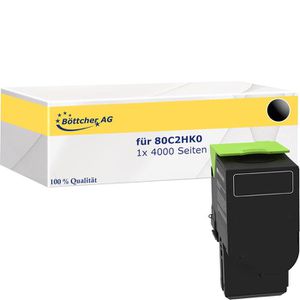 kompatibel für Lexmark 80C2HK0 4000 Seiten schwarz