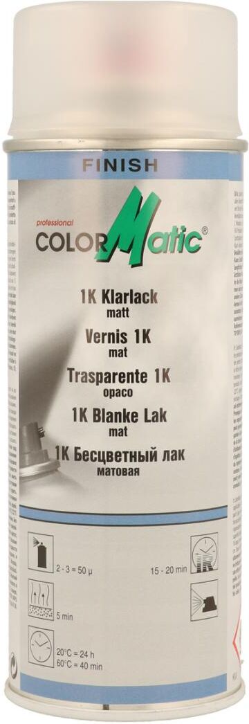 european aerosols ColorMatic 1K Klarlack matt, 400 ml