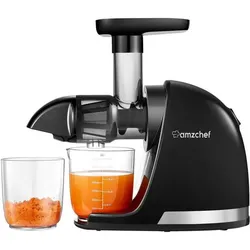 Amzchef 1501-BK-SM, Entsafter, Schwarz