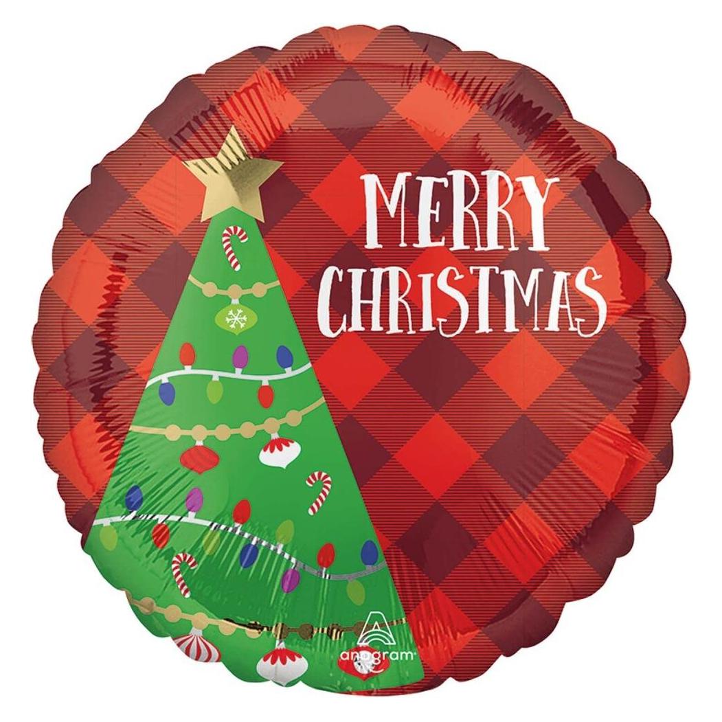 Amscan Folienballon Weihnachtsbaum (5x) (4334975)