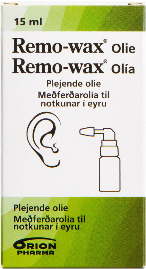 Remo - wax Remo-wax Olie Ørespray Medicinsk udstyr 15 ml