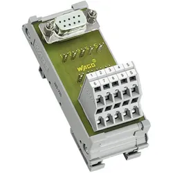 Wago Übergabebaustein D-SUB-Buchsen, Elektronikkabel + Stecker