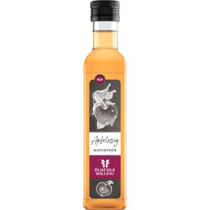 Ölmühle-Solling Apfelessig 5% Säure, naturtrüb, BIO, in der Glasflasche, 0,25 Liter