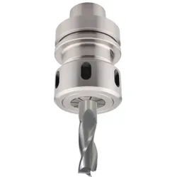 Aigner VHW-Schlichtfräser 20x75/135mm S20 Z3 rechts negativer Drall HSK-F 63 Spannzangenfutter
