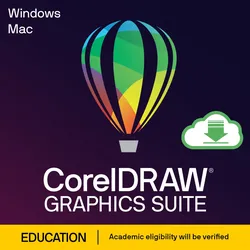 CorelDRAW Graphics Suite 2025 Education | Windows Lizenz | 1 Jahr | Kreativsoftware für Bildung