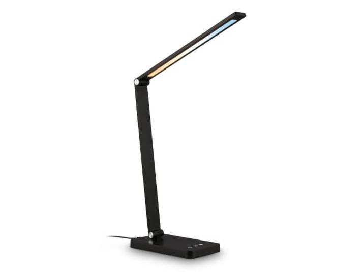 BRILONER - LED Schreibtischlampe Schwenkbar Touch Dimmbar CCT Schwarz 38 cm