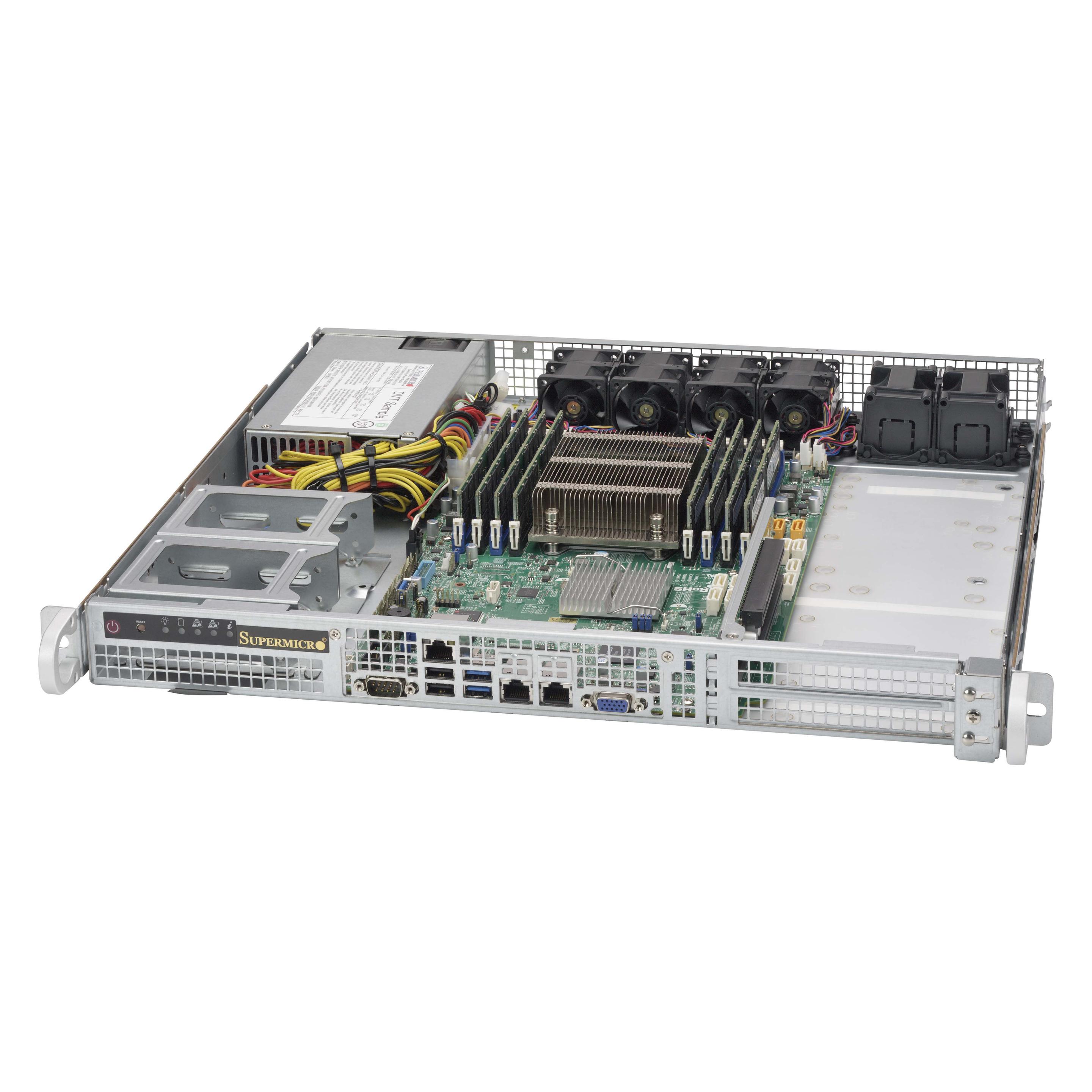 Supermicro SC515 350 - Rack-Montage - 1U 350 (CSE-515-350)