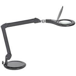 Maul 8263690 LED-Lupenleuchte MAULmakro, mit Standfuß, schwarz Vergrößerungsfaktor=1.75 x 12.7 cm 2021 Energieeffizienzklasse E (A - G)