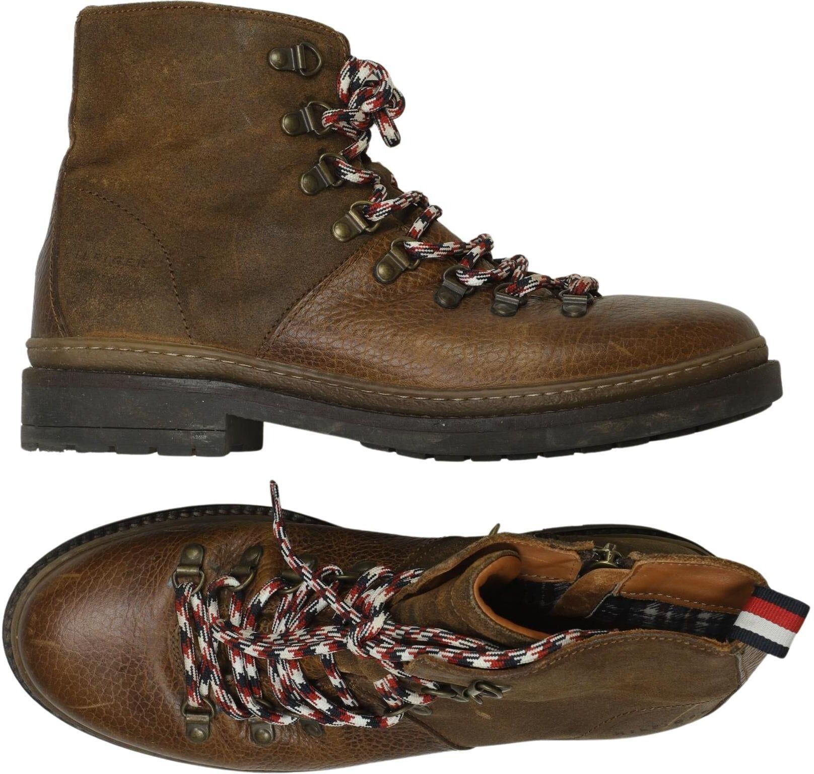 Tommy Hilfiger Herren Stiefel, Braun, Gr. EU 42, Leder - Second Hand