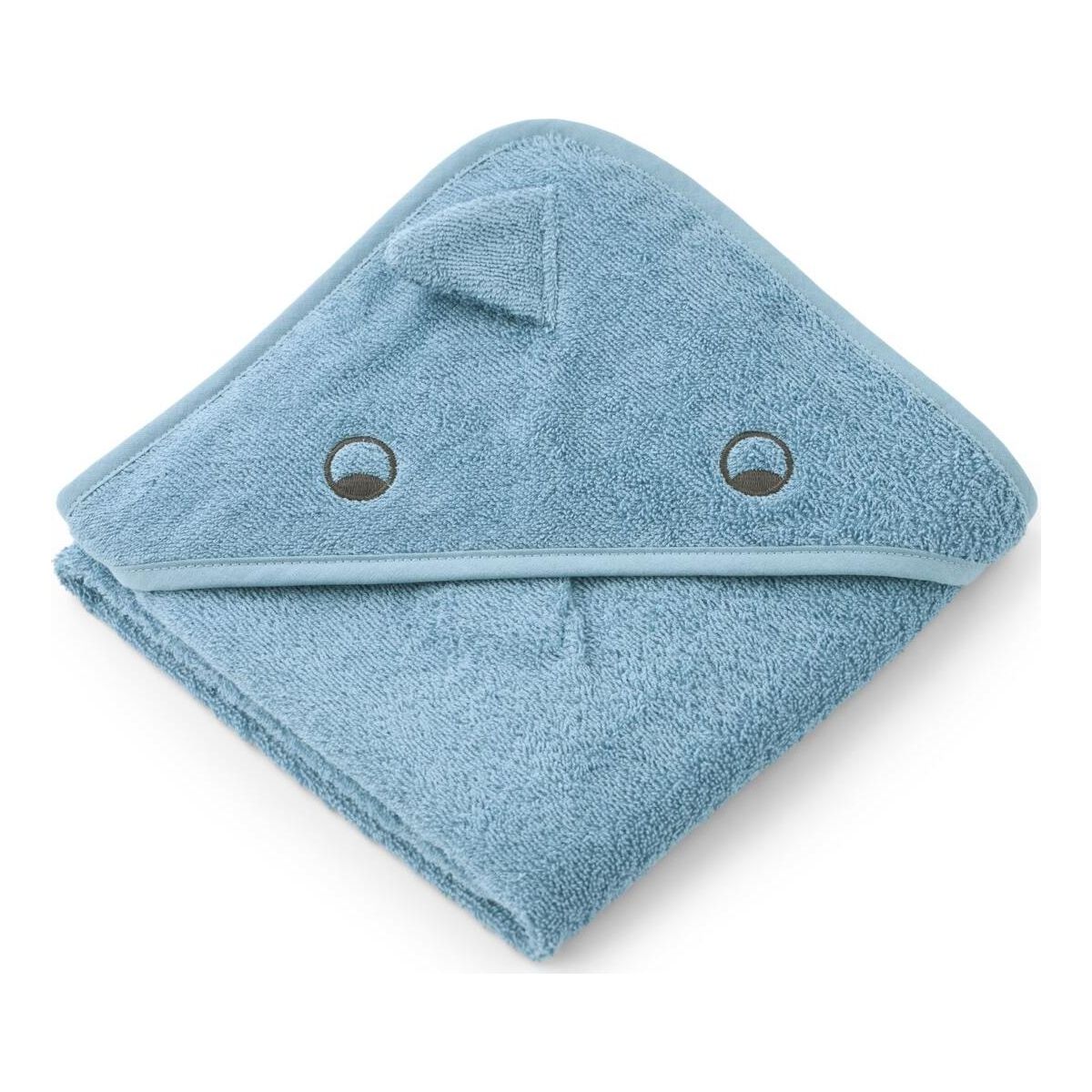 Liewood Albert Dino Hooded Towel beach blue (2598) ONE SIZE LW21159-2598-ONE SIZE-CU