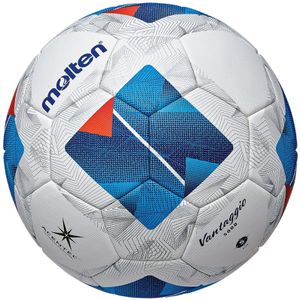 Molten Fußball Vantaggio F5N5000, FIFA Quality Pro, Größe 5, 430 Gramm, weiß/blau, Spielball