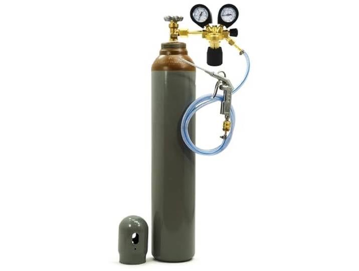 SET Helium Gasflasche 8 Liter 1,1m3 Ballon 150 bar Ballonaufblasen + Druckminderer (2 Manometer)