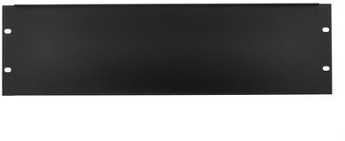 Adam Hall 87223 Rack Panel 3U Alu Schwarz pulverbeschichtet