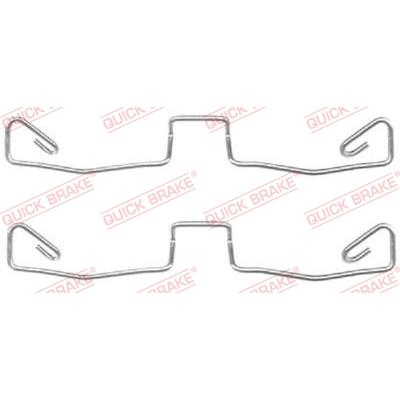 QUICK BRAKE Zubehörsatz, Scheibenbremsbelag 1091633