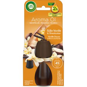 Airwick Raumduft Aroma-Öl Flakon, Diffuser, 20 ml, Nachfüller, Süße Vanille & Sheabutter