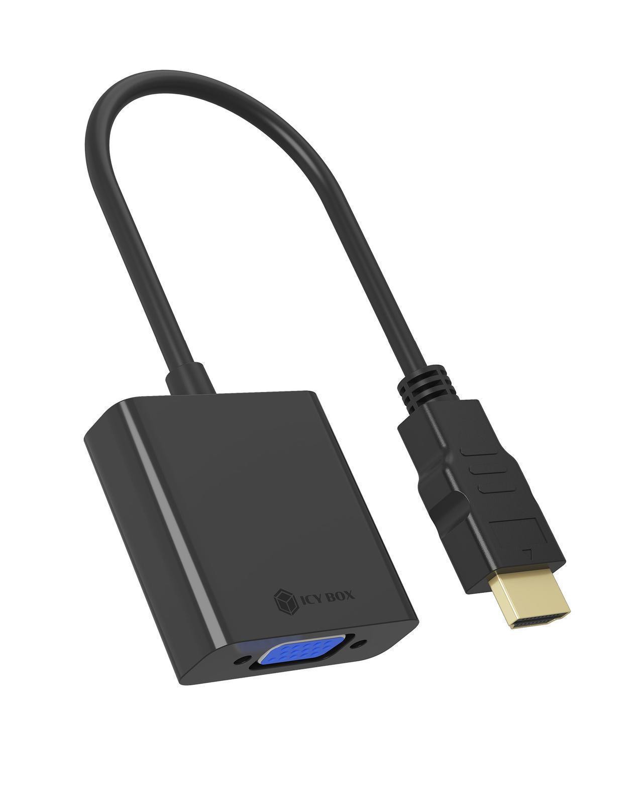 RaidSonic Icy Box IB-AC502a HDMI / VGA Adapter Schwarz