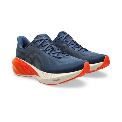 Laufschuh ASICS "DYNABLAST 6", Herren, Gr. 42,5, blau (independence blau, cherry tomato), Synthetik, Schuhe Laufschuh, mit FF BLAST PLUS-Dämpfung