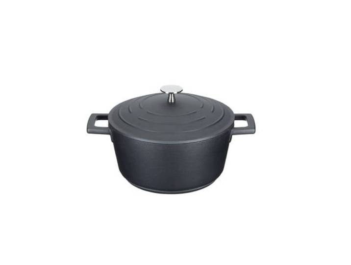 MasterClass gietaluminium braadpan (Ø20 cm) (2,5L) (lichtgewicht) - zwart
