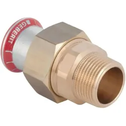 Geberit, Rohrverbindungstechnik, Geb. Mapress FZ union 54mm - Mapress FZ union m/udv.gevind d54mm R2 G2 3/8