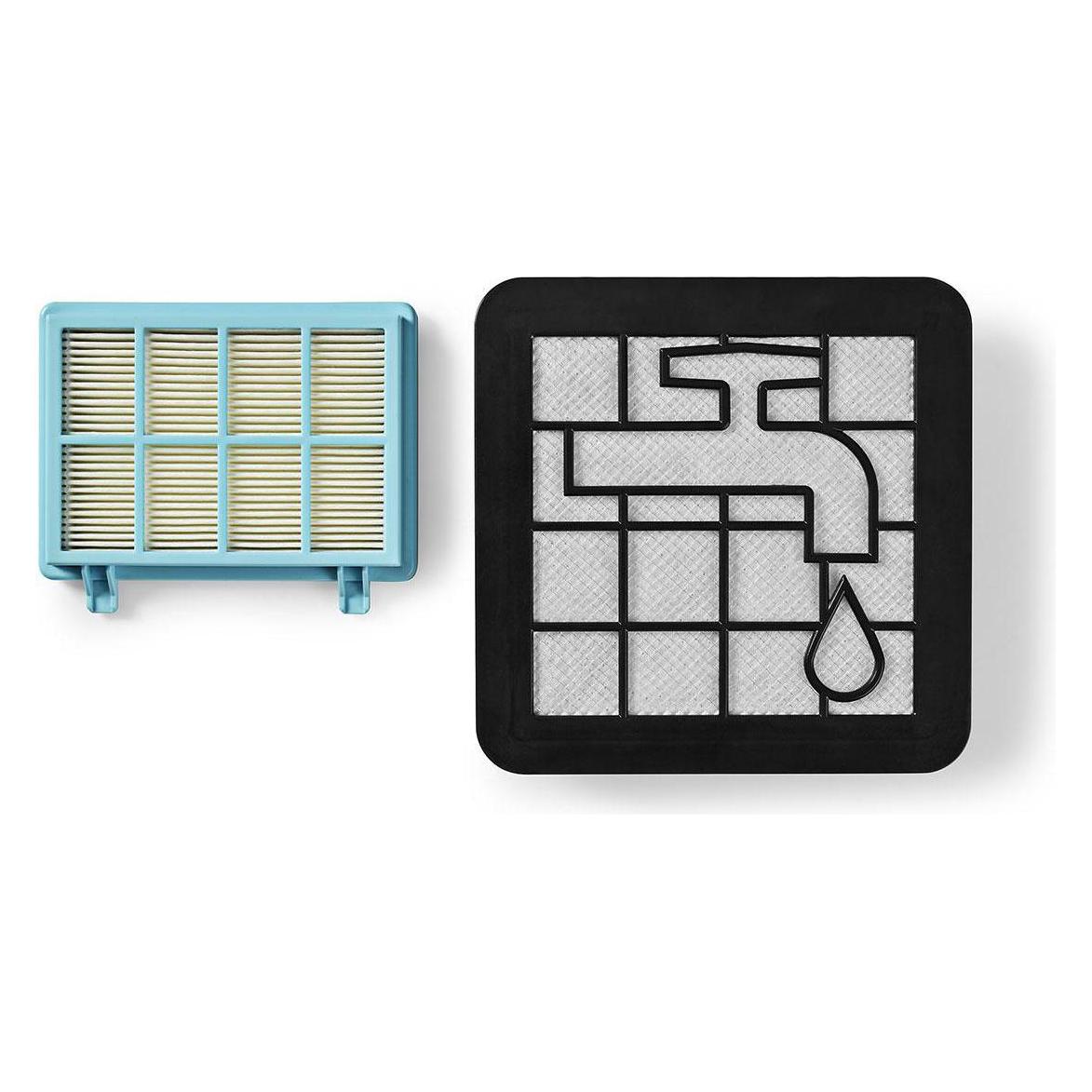 Nedis HEPA Filter Set Ersatz für: Philips FC8010/01 / FC9331/09 / FC9332/09 Schwarz/Weiss Weiss/Schw (VCFI223HEP)