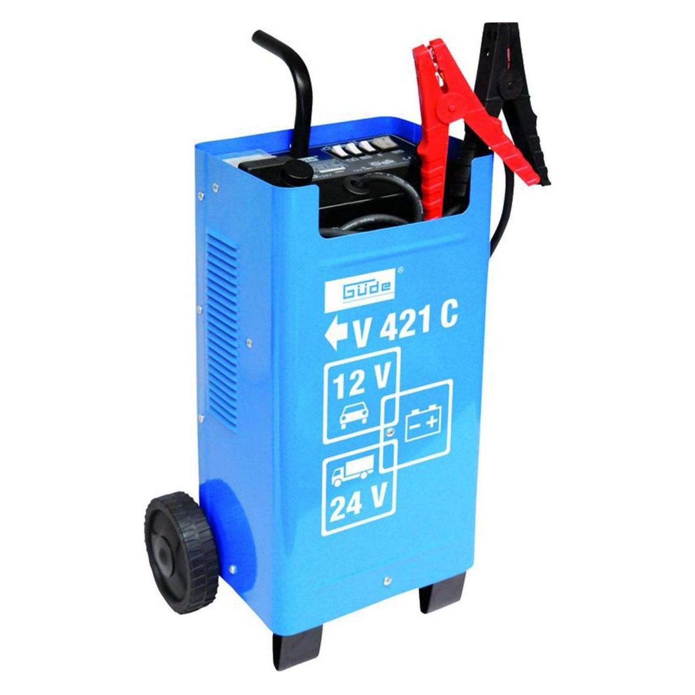 Güde 12V/24V Batterieladegerät Automatik Batterielader V 421 C Starthilfe (60 A, 12V, 24V) (B001KOOF3I)