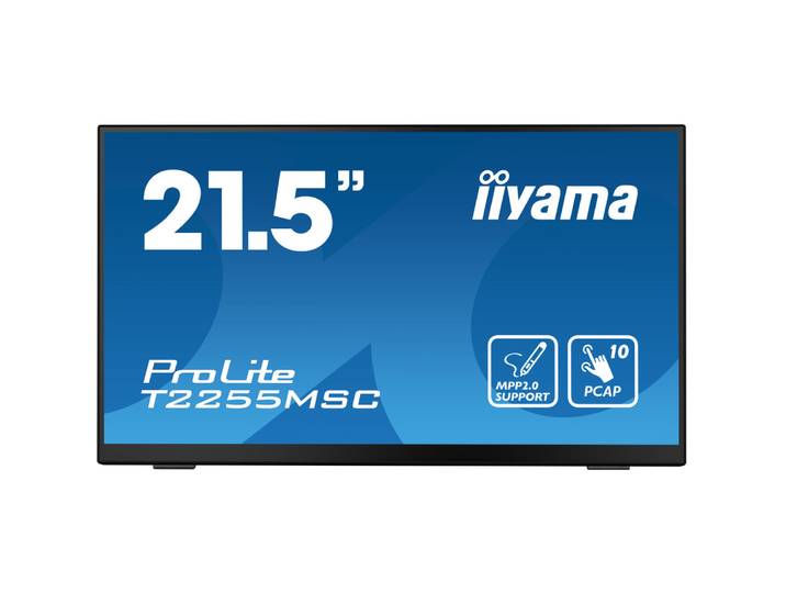 iiyama ProLite T2255MSC-B1, 54,6 cm (21.5'), 1920 x 1080 pixels, Full HD, LCD, 5 ms, Noir