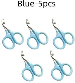 Uplifted Finds Professional Precision Pet Nail Trimmers blue 5 Pcs