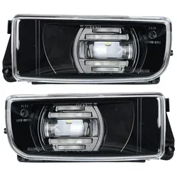 LED Nebelscheinwerfer Set passend für BMW 3er E36 Coupe/Cabrio/Lim/Touring 90-99 schwarz/klar (auch "M")