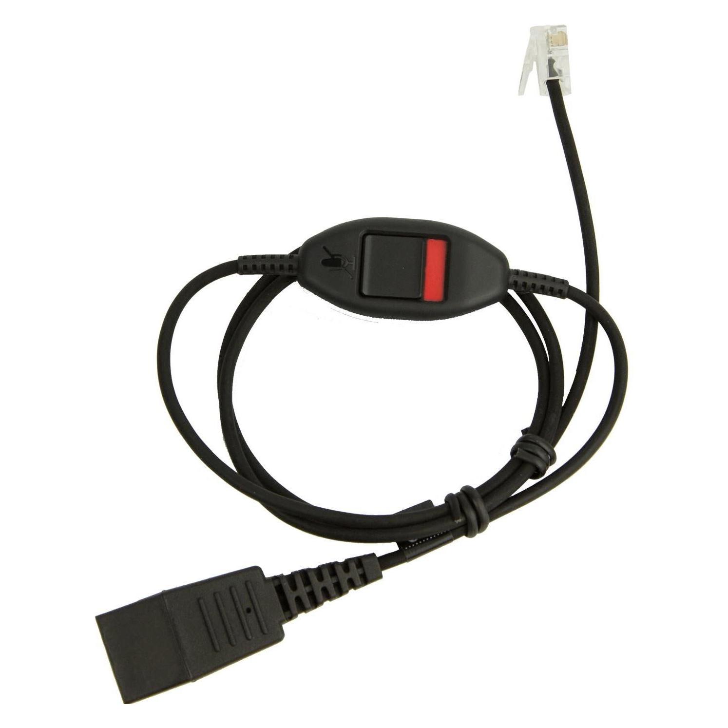 Jabra GN Anschlusskabel QD auf RJ10 spiral 0,5 (8800-01-20)