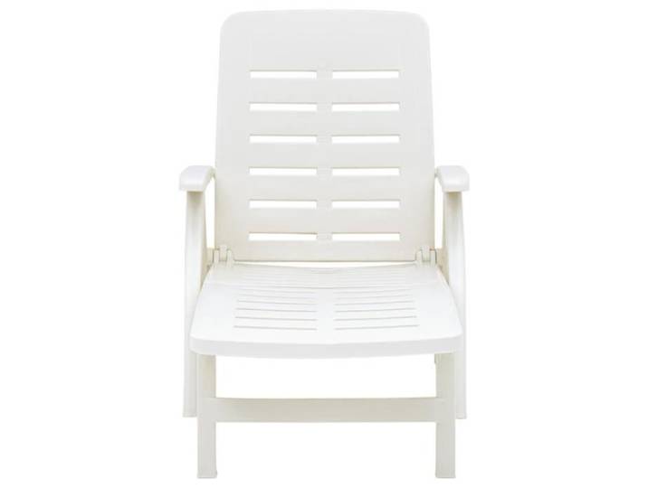TRANSAT - UMR - Blanc Chaise longue pliable Plastique Blanc -[4F14hc]