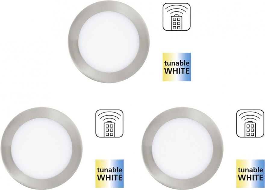 Eglo Set van 3 LED inbouwspots