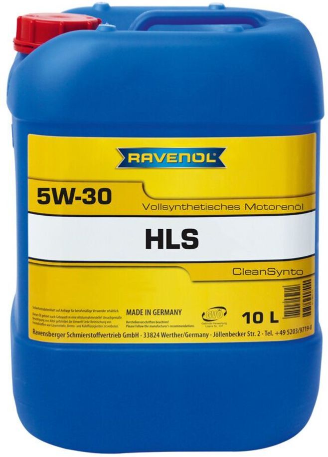 Motoröl RAVENOL 1111119 Cleansynto HLS 5W30 10L