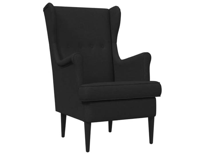 GHVBNMF Sessel Schwarz Modern Polstersessel Relaxsessel Stoff 65x79x100 cm Ergonomischer TV Sessel mit weichem Stoffbezug und Massivholzbeinen, ideal fuer Wohnzimmer und Schlafzimmer.