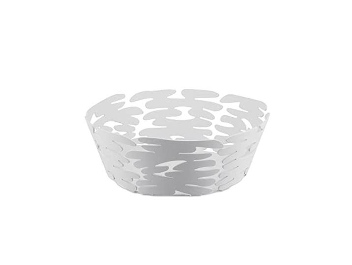 Alessi BM10/18 W Barket ronde mand, gelegeerd staal, wit