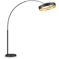 Musterring Leuchten LED-Stehlampe Loop Metall Schwarz