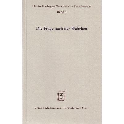Die Frage nach der Wahrheit, Taschenbuch von Ewald Richter, Klostermann, Vittorio, 978-3-465-02702-7