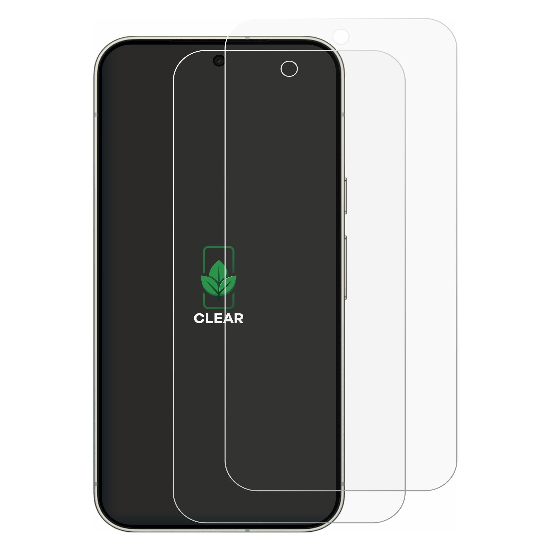 ScreenLeaf Schutzfolie für Google Pixel 11 Pro XL Displayschutz Display Schutz Folie Klar Transparent (2 Stk., Google Pixel 11 Pro XL) (6164291)