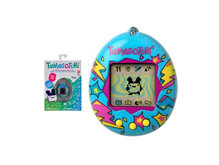 Bandai - Tamagotchi - Tamagotchi original - Lightning - Animal électronique virtuel avec écran, 3 boutons et jeux - 42923
