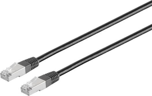 S-CONN Patchkabel Cat. 5e, F/UTP, zwart, 10 meter