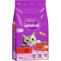 Whiskas Adult 1+ Rind 3,8 Kilogramm Katzentrockenfutter