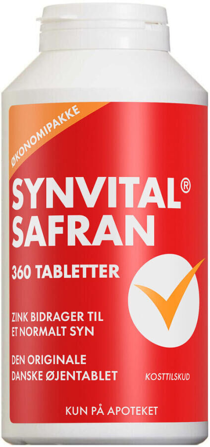 Synvital Safran Kosttilskud 360 stk