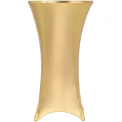 Décoshop26 - Stretch-Tischdecken 2 Stück 70 cm Gold DEC022442 DEC022442