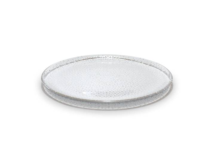Aida Raw glazen bord Ø22,5 cm Helder