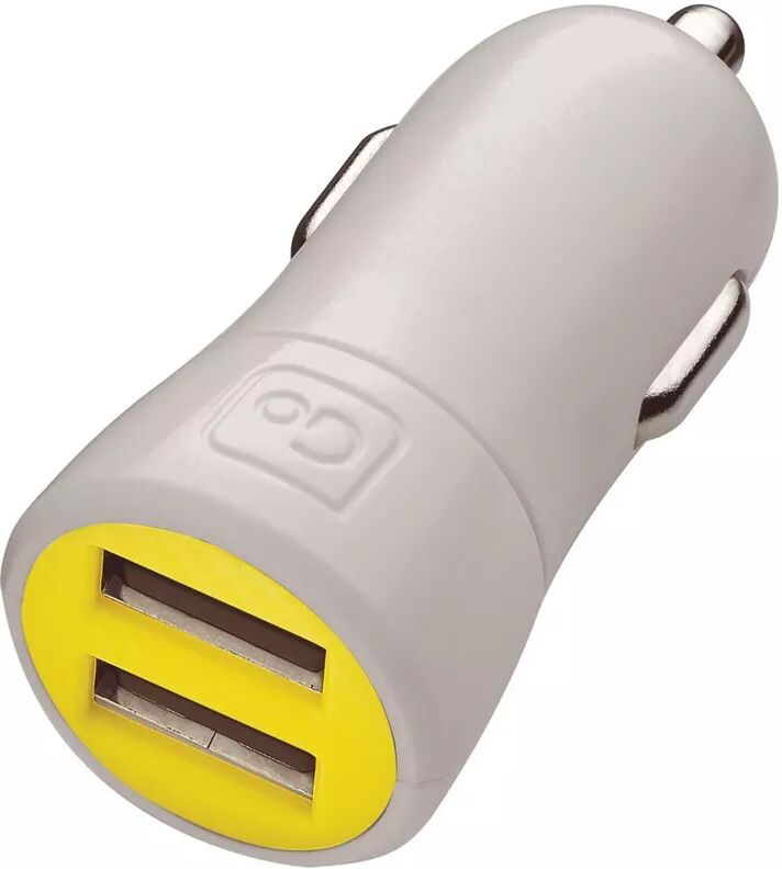 Go Travel - Auto Ladegerät USB-A, One Size, Weiss