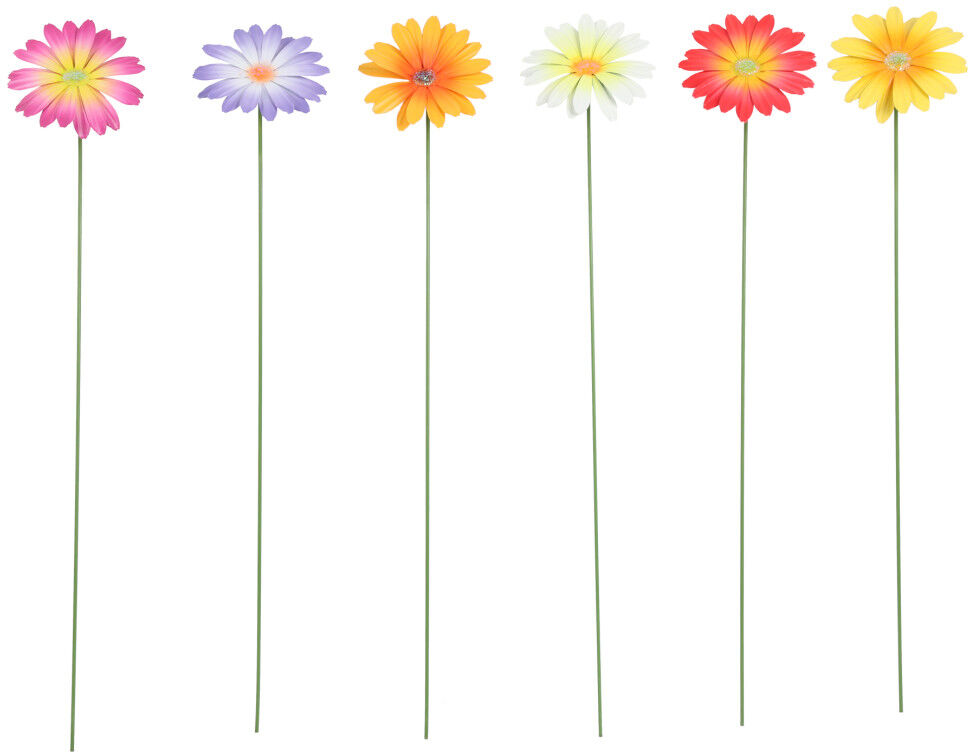 Flamingo Oldenburger Flamingo Gartenstecker Daisy Metall 10 x 58 cm mehrfarbig